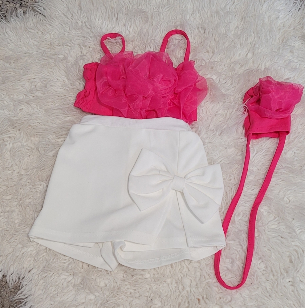 SHEIN Vibrant Pink Elastic Waistband - Picture 2 of 8